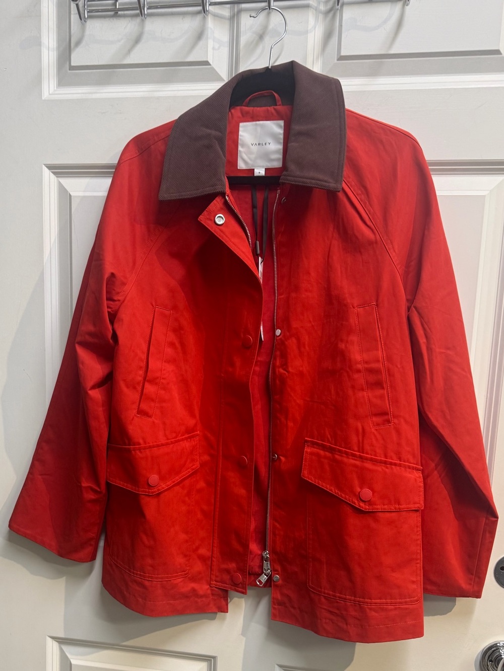 Varley Rylan mid length jacket washed red - Picture 1 of 4